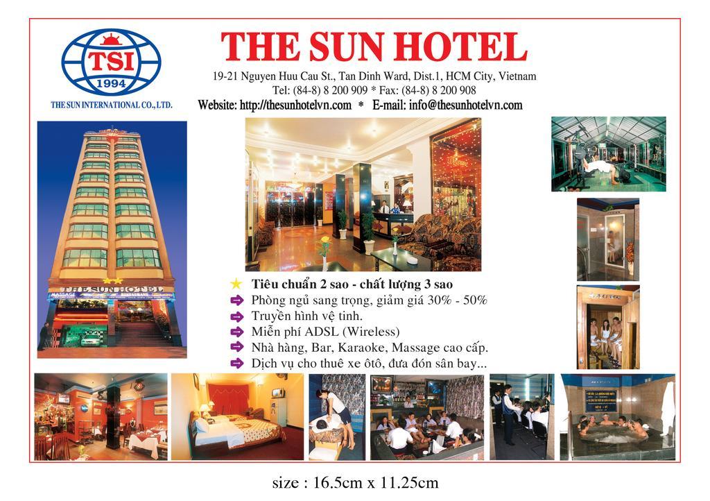 The Sun Hotel Ho-Chi-Minh-Stadt Exterior foto